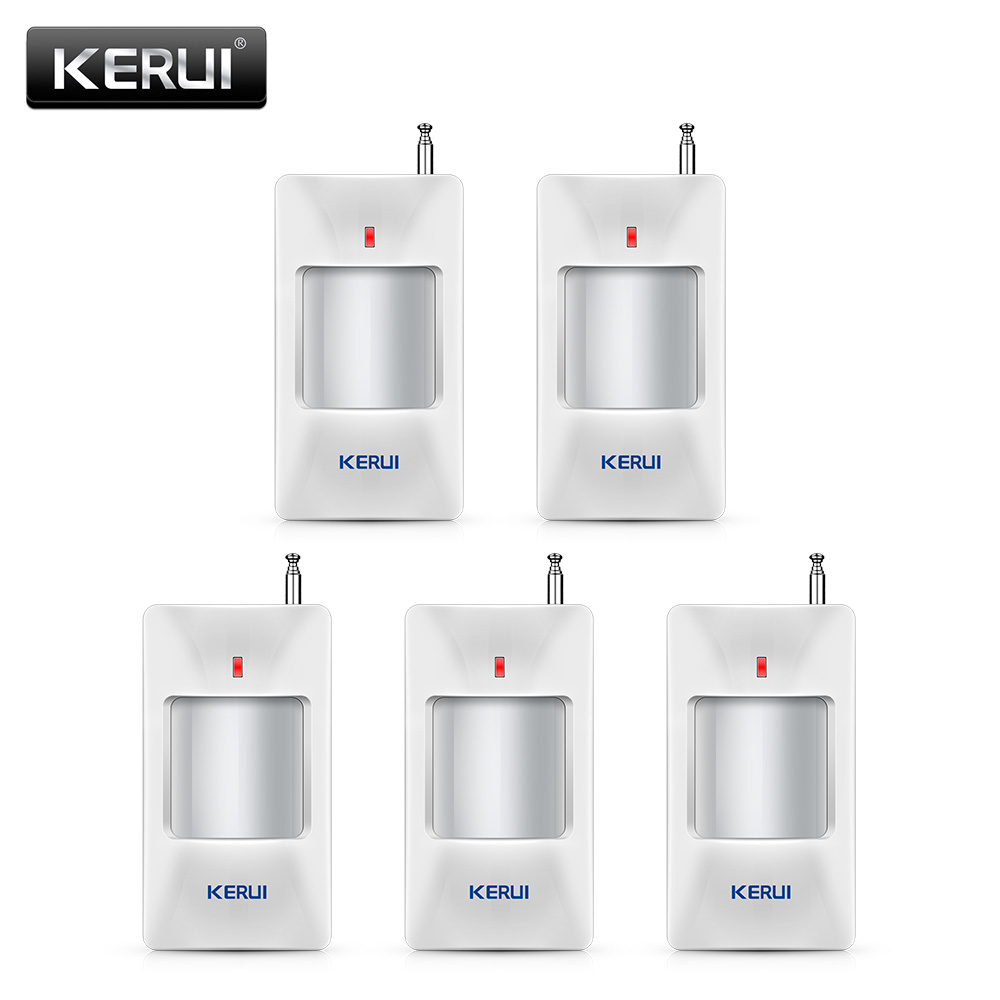Sim Gsm Alarm - Kerui Draadloze Pir Bewegingssensor Alarmdetector Voor