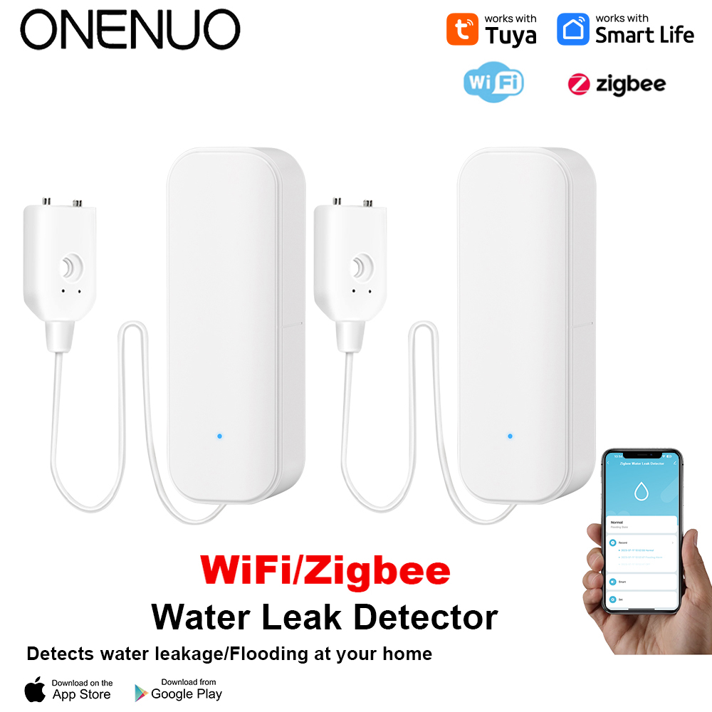 Sim Gsm Alarm - WiFi/Zigbee Watersensor Tuya Lekkage Alarm Overstromingslekdetector