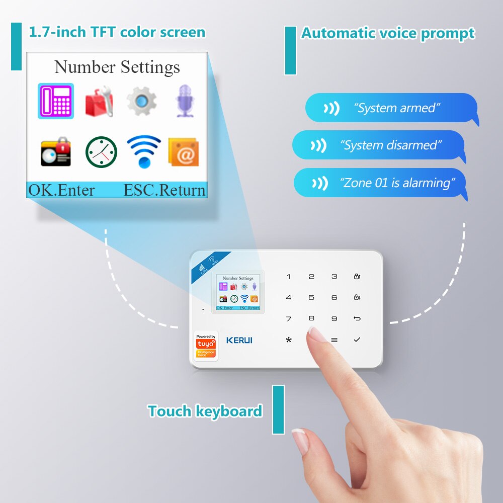 KERUI W181 Tuya Smart WIFI GSM - Home Security Front Door Camera recensie en prijs