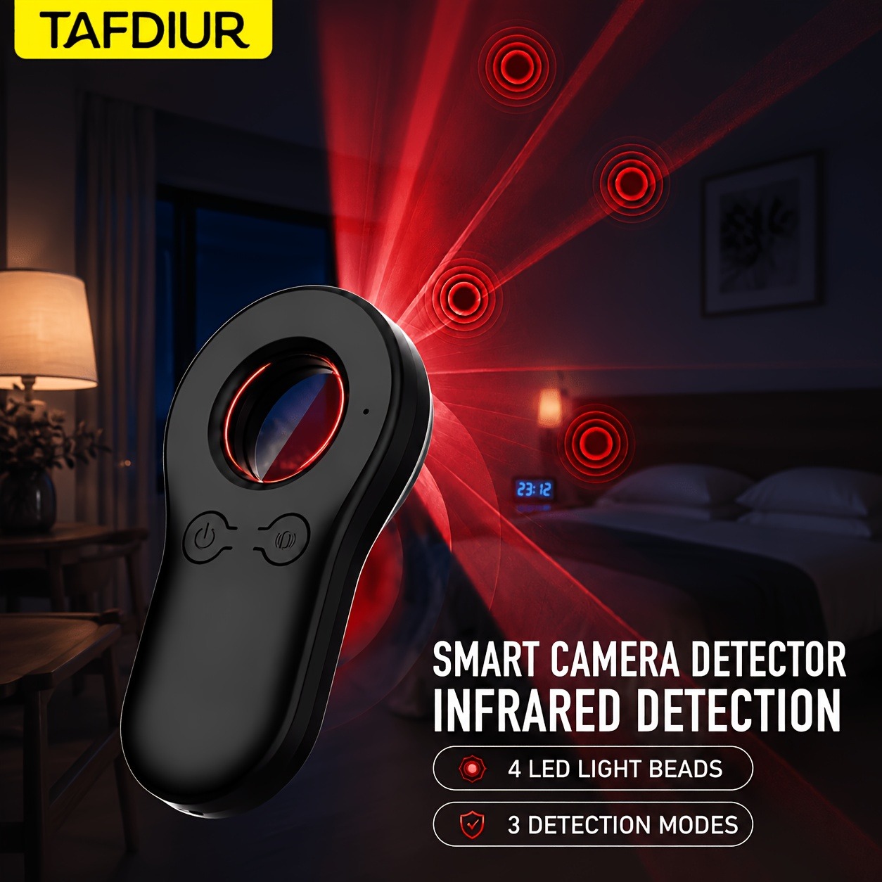Tafdiur 1-delige detector voor - Home Security Front Door Camera recensie en prijs