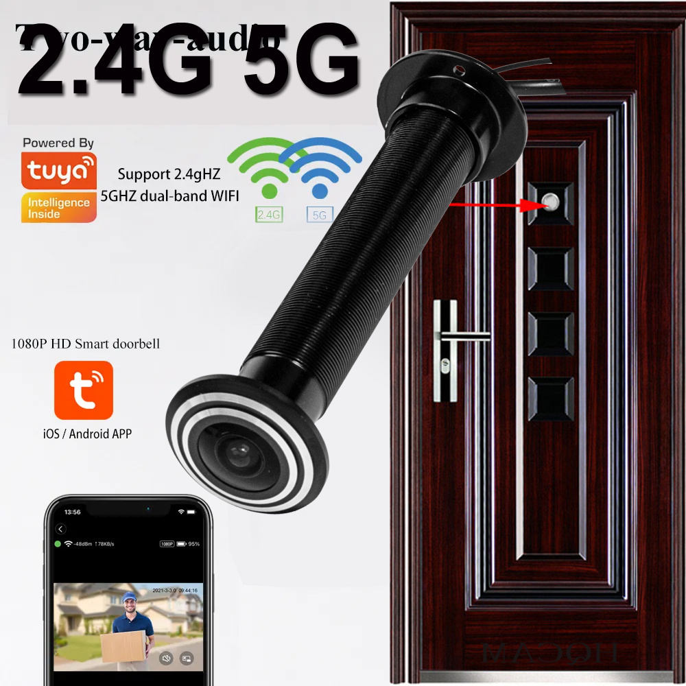 16Mm Deur Wifi Oogcamera 5G 2. - Home Security Front Door Camera recensie en prijs